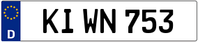 Truck License Plate